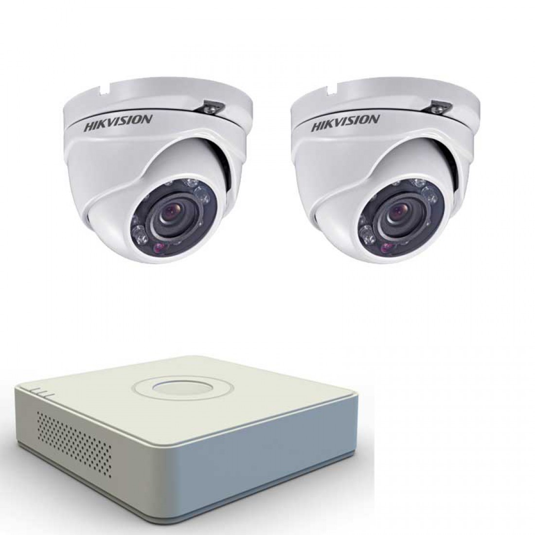 2MP DVR kit Hikvision with 2 cameras CCTVSpot.co.uk